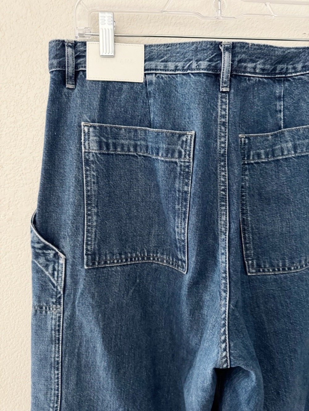 Everlane The Carpenter Jeans 29 Blue Denim Organic Cotton Slouchy Baggy 90s Y2K - Picture 11 of 14